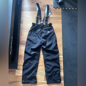 Carhartt Black Lined Pants with Suspenders